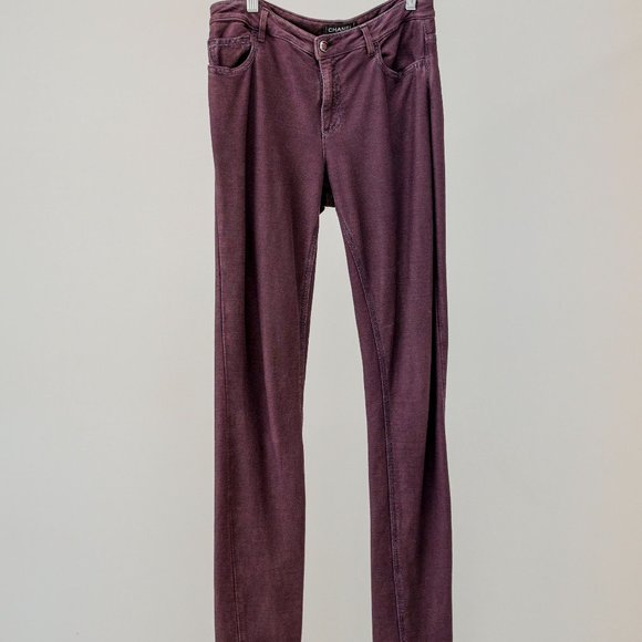 Chanel Aubergine Skinny Jeans - Picture 2 of 11